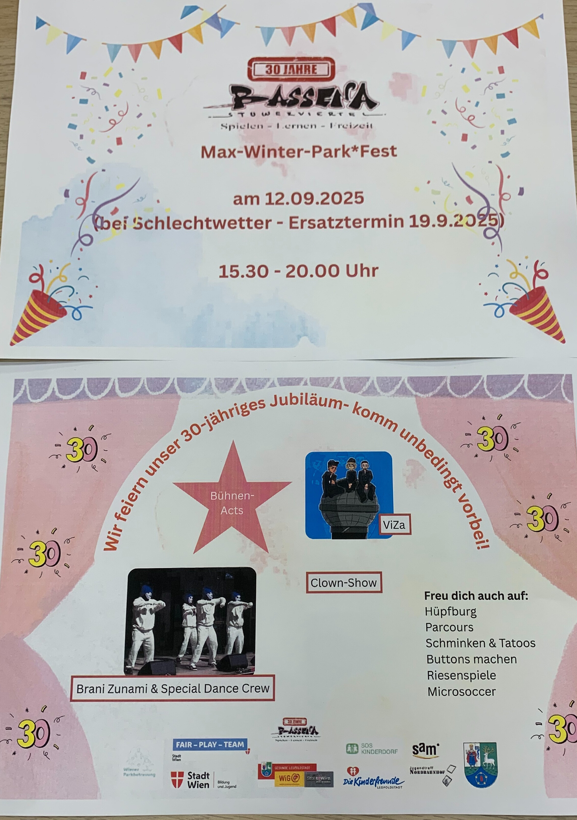 Wir freuen uns auf euch am Freitag beim 30. MAX WINTER PARK FEST